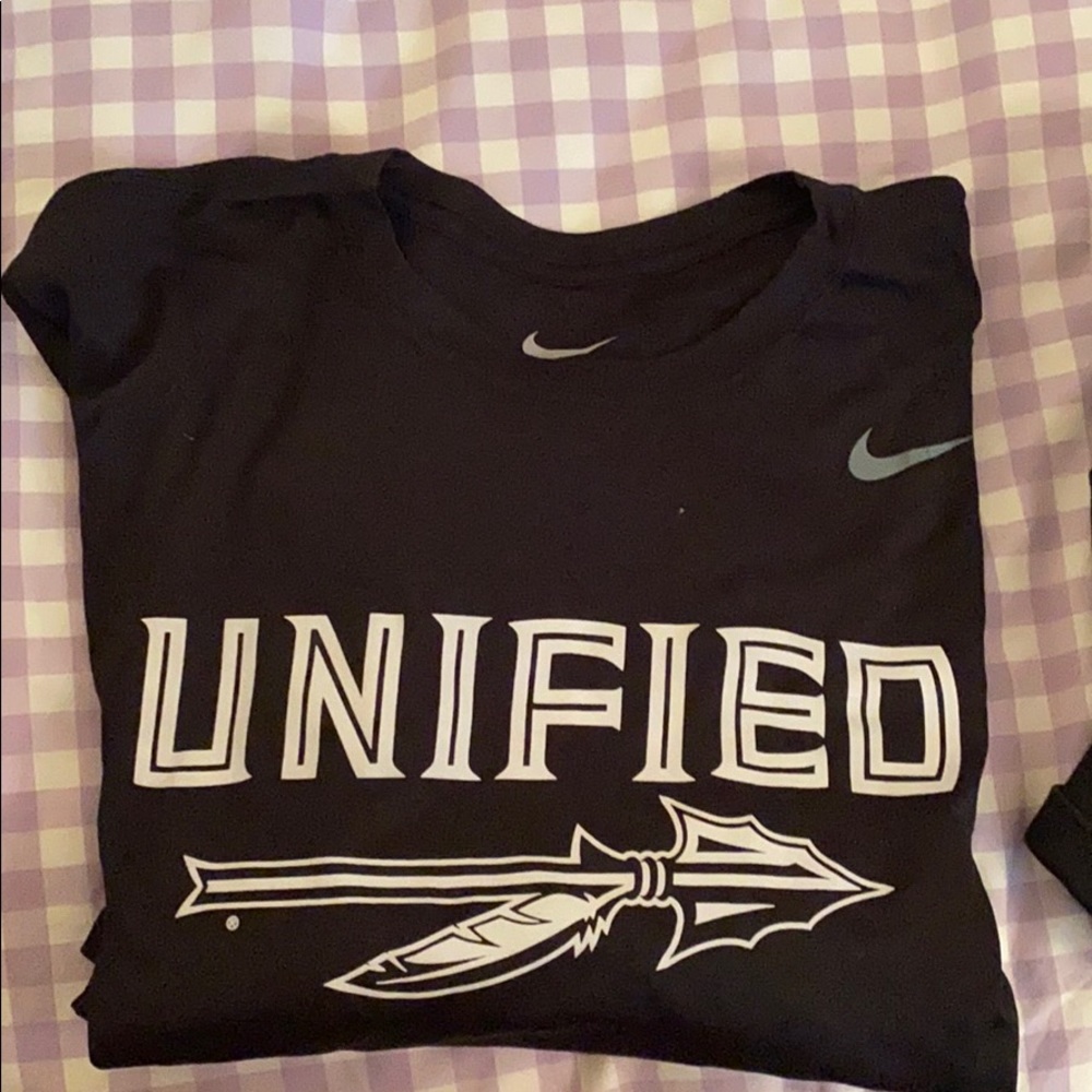 FSU Unified Black Nike DriFit Crewneck Shirt
